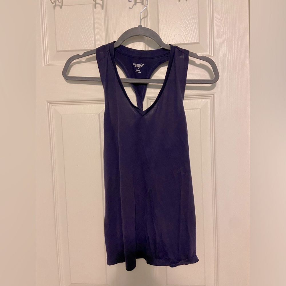 Purple Old Navy Athletic Tank Top